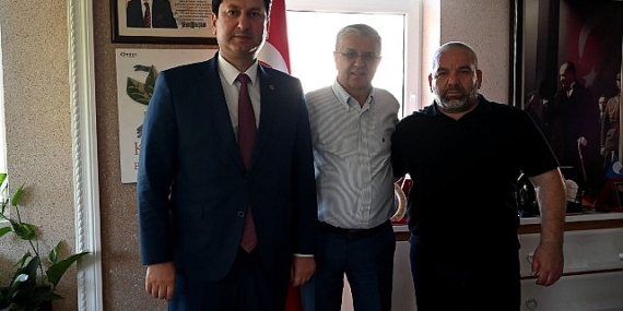 AKATÜB Başkanı Atahan’dan Başkan Topaloğlu’na ziyaret