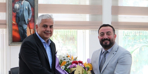 Başkan Mustafa Turan’dan ilk ziyaret Kaymakam Fatih Aksoy’a oldu