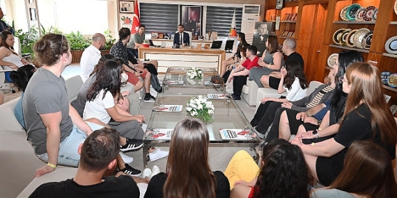 Erasmus öğrencilerinden Kemer Belediyesi’ne ziyaret