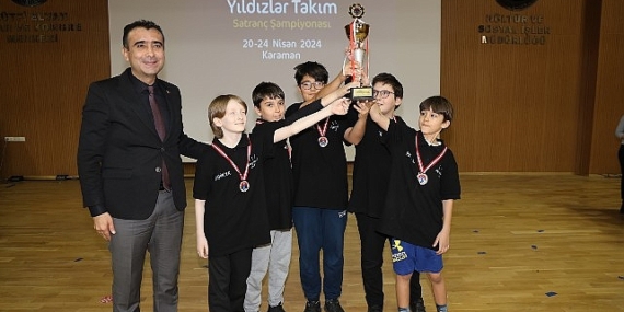 Karaman’da yapılan 2024 Türkiye Küçükler ve Yıldızlar Takım Satranç Şampiyonası sona erdi