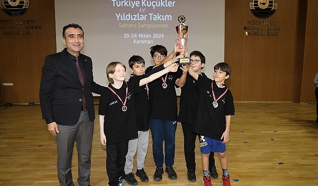 Karaman’da yapılan 2024 Türkiye Küçükler ve Yıldızlar Takım Satranç Şampiyonası sona erdi