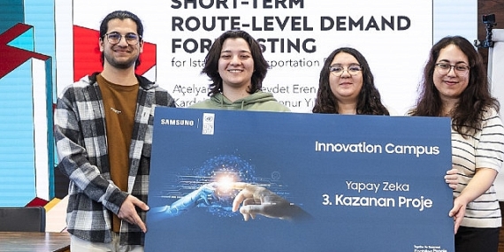 Samsung’un UNDP Türkiye iş birliğiyle hayata geçirdiği Innovation Campus programının mezunları projelerini sundu