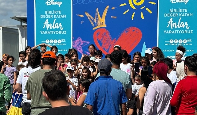 The Walt Disney Company AÇEV Hatay’ın Defne ilçesinde depremden etkilenen çocuklarla çok özel bir etkinliğe imza attı