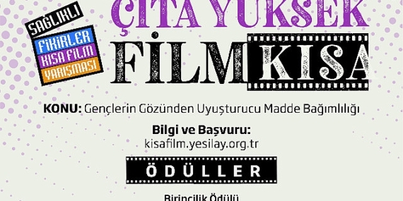 Yeşilay Sağlıklı Fikirler Kısa Film Yarışması İçin Başvurular Başladı