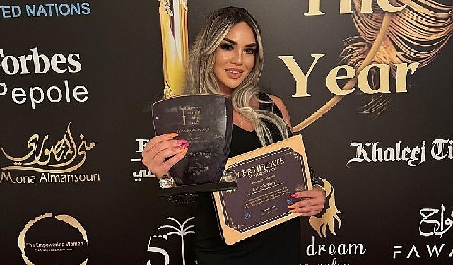 Ünlü Influencer’a Dubai’den Ödül
