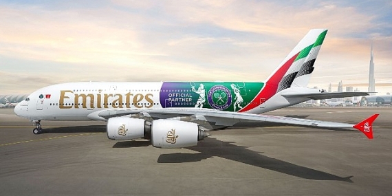 Emirates, Wimbledon Tenis Turnuvası’nda ilk kez sahneye çıkıyor