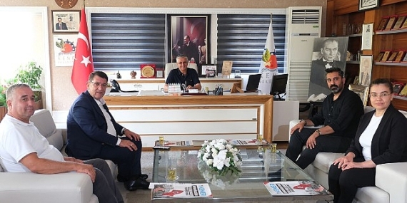 AESOB Başkanı Dere’den Başkan Topaloğlu’na ziyaret