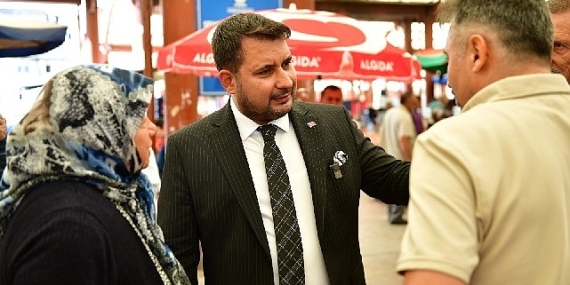 Başkan Çırpanoğlu’ndan pazar ziyareti