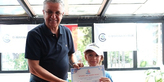 Geleceğin yelkencileri sertifikalarını aldı