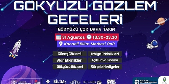 Gökyüzü Gözlem Geceleri başlıyor
