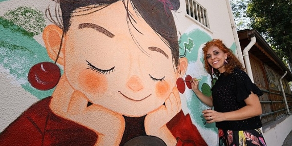 Osmangazi’nin duvarlarında sanat var