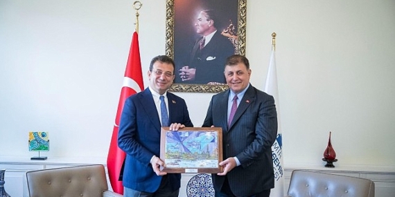 Tugay, İmamoğlu’nu makamında ağırladı