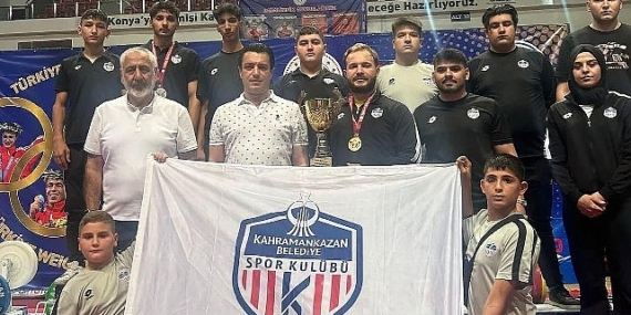 Kahramankazan Belediyespor Kulübü’nden halterde tarihi başarı