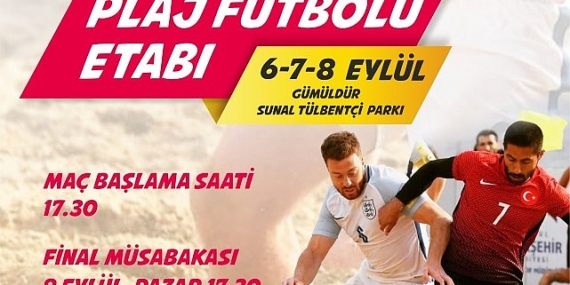 Plaj Futbolu Şöleni Menderes’te