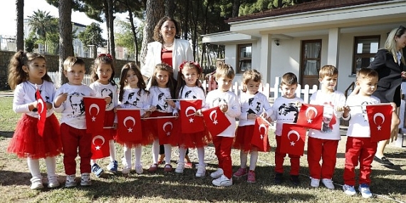 Aydın Büyükşehir Belediyesi Çocuk Gelişim Merkezleri’ni 29 Ekim Coşkusu Sardı