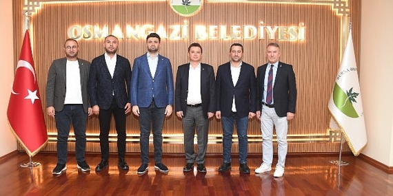 Başkan Aydın, Bursaspor yönetimini ağırladı