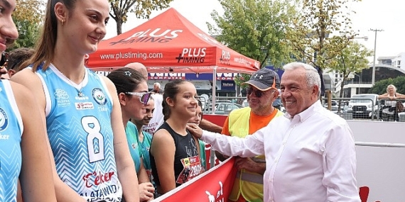 Başkan Şadi Özdemir ‘Eker I Run’ heyecanına ortak oldu