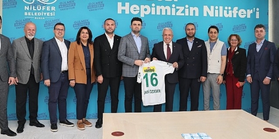 Bursaspor Yönetimi’nden Başkan Şadi Özdemir’e ziyaret