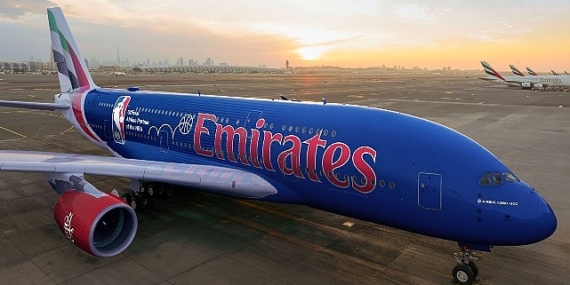 Emirates, NBA Cup’a özel yeni uçak tasarımını tanıttı