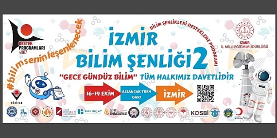 İzmir’de Bilim ve Teknoloji Rüzgârı: TÜBİTAK 4007 Bilim Şenliği-2 Gece-Gündüz Bilim Başlıyor.