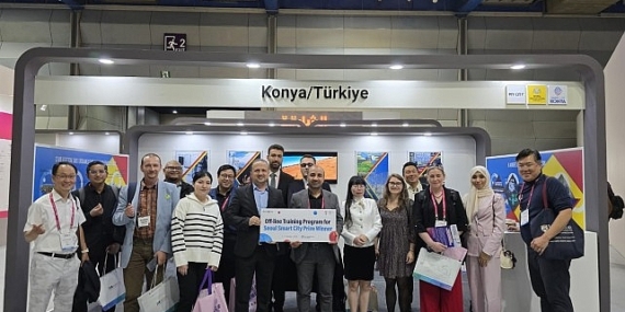 Konya Büyükşehir’in Akıllı Şehir Projeleri Seul’deki Akıllı Şehir Fuarı’nda İlgi Gördü