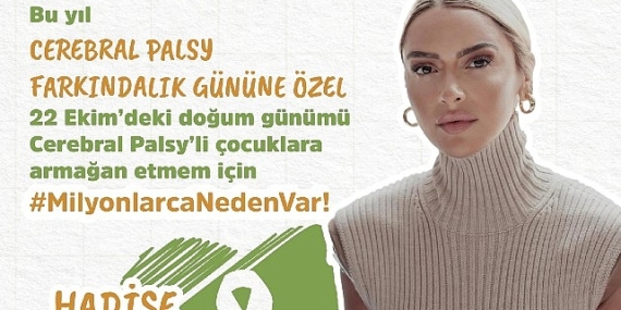 Türkiye’nin Sevilen Sanatçısı Hadise’den Anlamlı Hediye