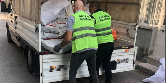Bayraklı Belediyesinden yakacak desteği