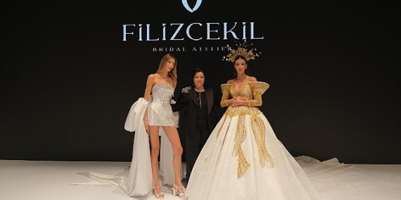 Filiz Çekil, İzmir IF Wedding Fashion’daki Açılış Defilesiyle Büyüledi