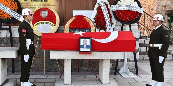 Kıbrıs Gazisi Piyade Binbaşı Süleyman Mesut Çelikbilek, Askeri Törenle Uğurlandı