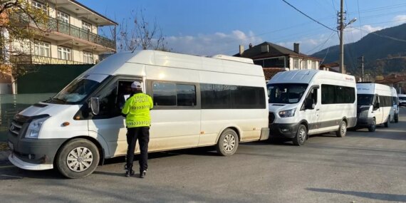 Sakarya’da Öğrenci Servislerine Denetim Yapıldı