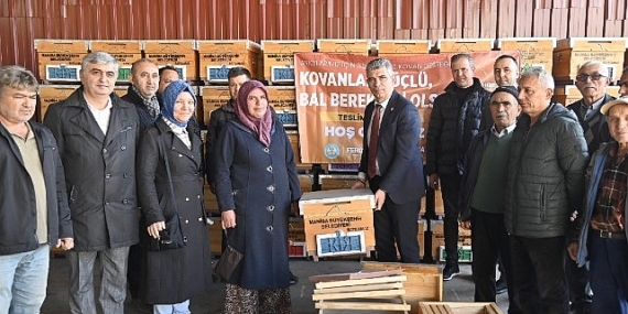 Büyükşehir’in yüzde 50 hibe ile kovan desteği başladı
