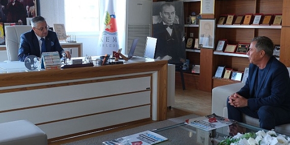 Öniz’den Başkan Topaloğlu’na ziyaret