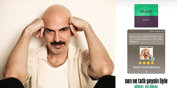 Soner Sarıkabadayı’nın Yeni Şarkısı ‘Mevzu Derin’ Global Viral Listelerde!