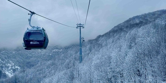 Teleferik keyfi kaldığı yerden