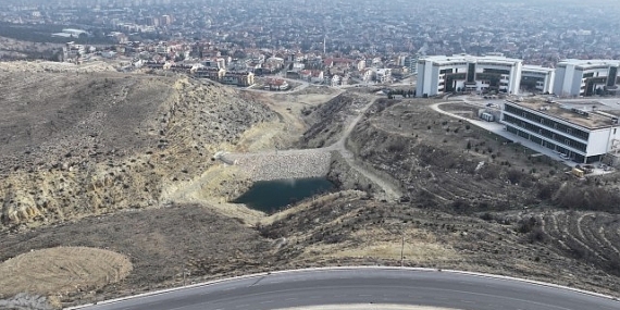 Konya Büyükşehir NEÜ Kampüsü İçindeki Taşkın Göletini Tamamladı