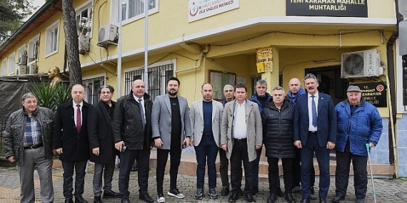 Başkan Aydın vatandaşlarla buluşmaya devam ediyor