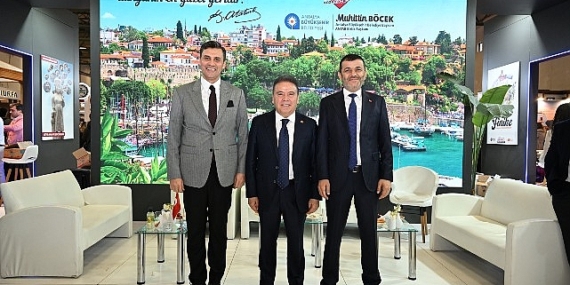 Başkan Böcek, EMITT 2025’te Antalya’yı tanıtıyor