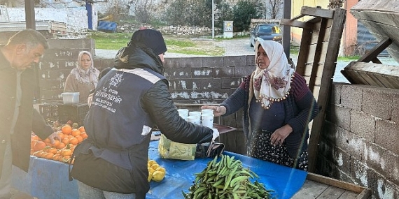 Başkan Çerçioğlu Soğuk Havalarda Vatandaşların ve Pazarcı Esnaflarının Yanında Olmaya Devam Ediyor