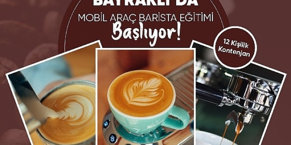 Bayraklı Belediyesinden ücretsiz ‘barista’ kursu