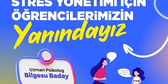 Efes Selçuk Belediyesi sınav kaygısı yaşayan öğrencilerin yanında