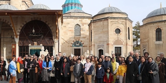 Farklı Ülkelerin Büyükelçileri ve Büyükelçi Eşleri Konya’ya Hayran Kaldı