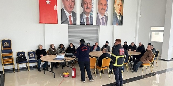 Kocaeli İtfaiyesi vatandaşı bilinçlendiriyor