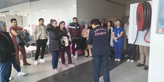 Şehir Hastanesi personeline acil durumu eğitimi