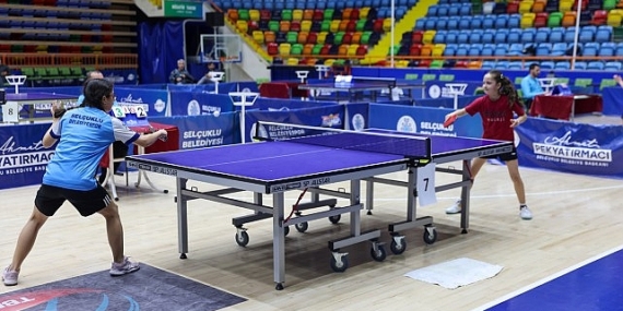 Sporun Merkezi Selçuklu Masa Tenisi Müsabakalara Ev Sahipliği Yaptı