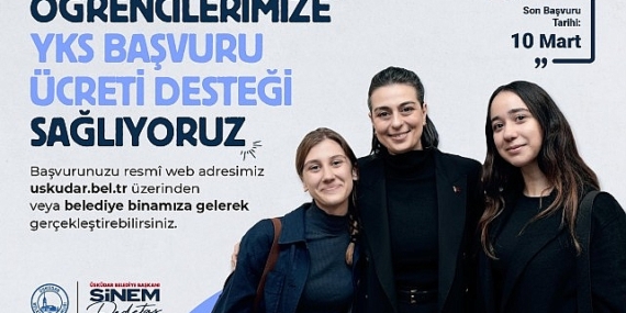 Üsküdar Belediyesi’nden YKS’ye Girecek Öğrencilere Destek