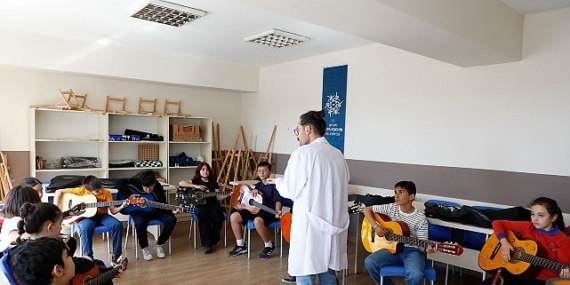 Başkan Çerçioğlu’ndan geleceğin sanatçılarına tam destek