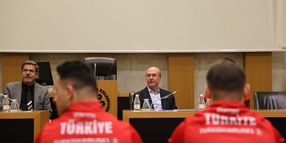 Özel Sporcular Futsal Milli Takımı Ziyaret