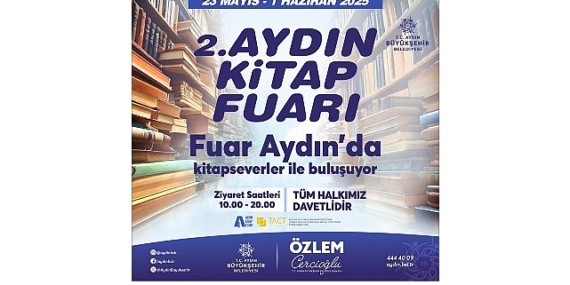 2. Aydın Kitap Fuarı, Fuar Aydın’da Başlıyor