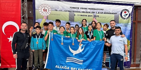 Aliağalı Yüzücülerden Madalya Şov, 16 Sporcu 16 Madalya İle Döndü