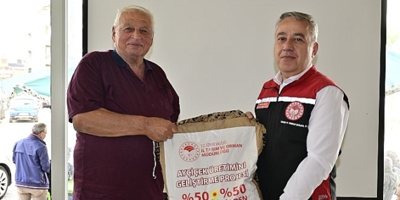 Ayçiçeği Üreticilerine Yerli Tohum Desteği